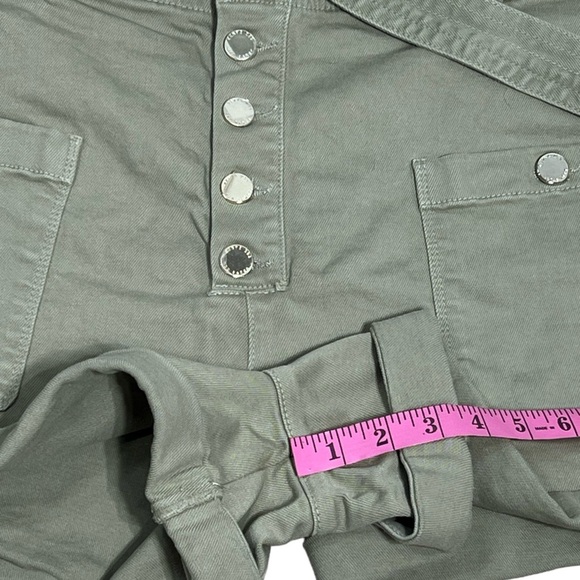 Ted Baker London khaki green paper bag shorts size 32 - Picture 7 of 10